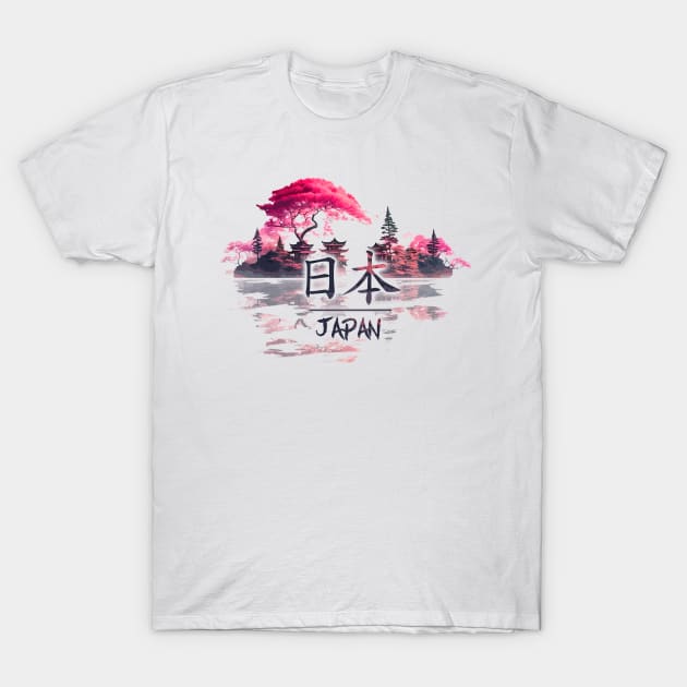 Japan T-Shirt by Meca-artwork